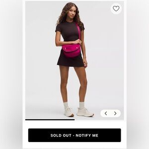 lululemon athletica Fuchsia Crossbody Belt Bag 5L